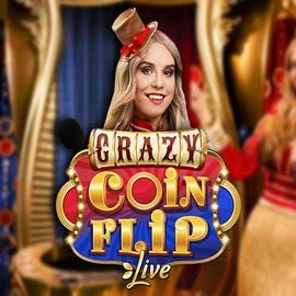 Crazy Coin Flip slot logo by Evolution at BigClash CasinoCrazy Coin Flip