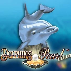 Dolphins Pearl Deluxe slot logo by Novomatic at BigClash Casino